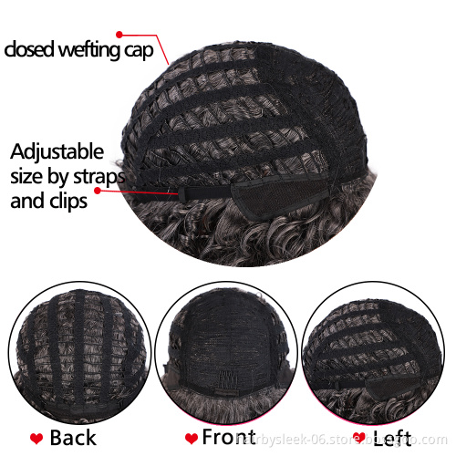 Noble Short Wigs High Temperature Synthetic Hair Wigs 14 Inch For Black Women 4 Colors Choice Heat Resistant wigs synthetic hair